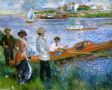 Oarsmen at Chateau Pierre Auguste Renoir